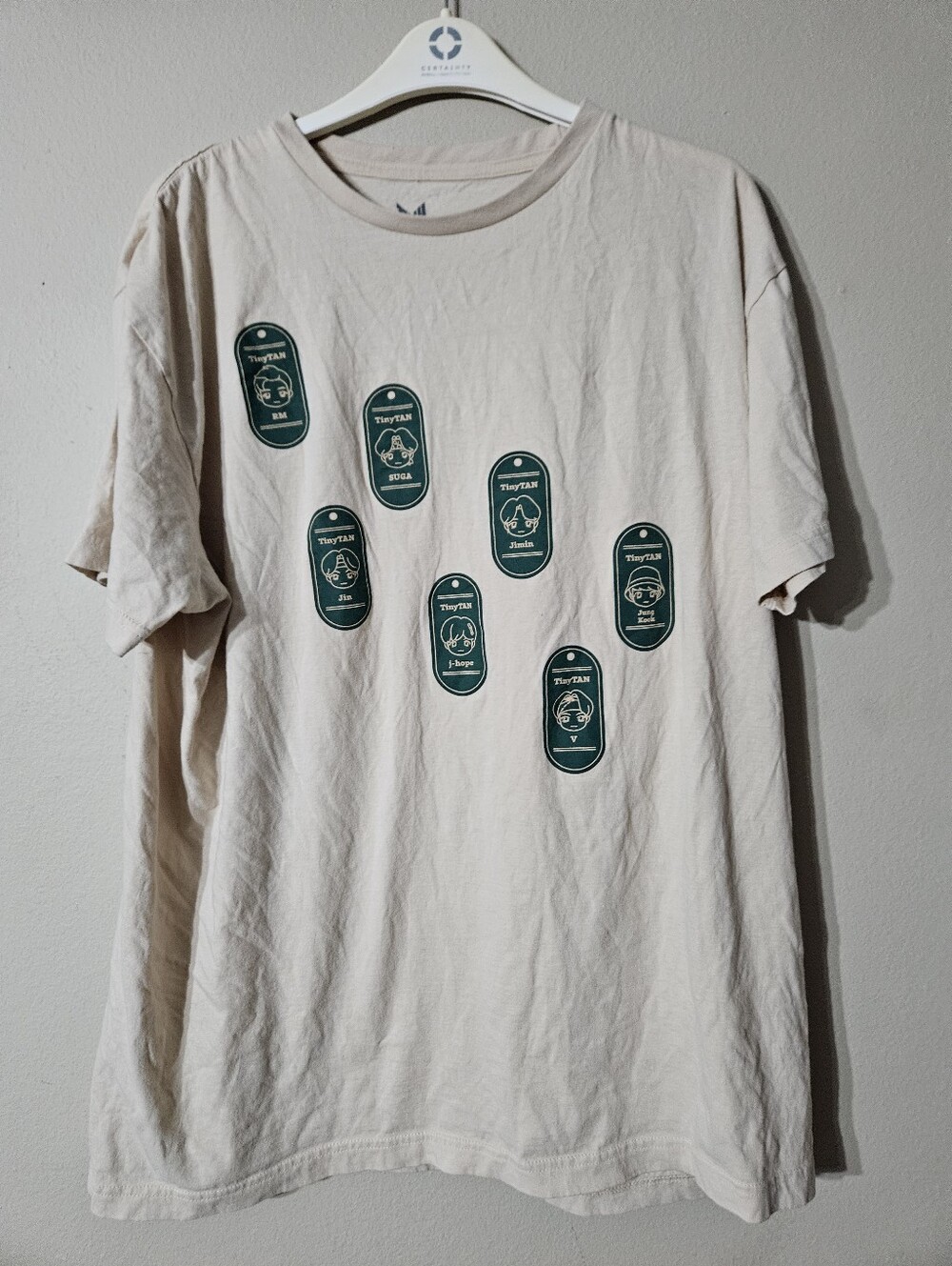 Tiny Tan Band Tshirt XL